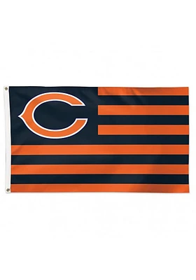 Chicago Bears 3x5 Americana Silk Screen Grommet Flag - Navy Blue