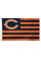 Chicago Bears 3x5 Americana Silk Screen Grommet Flag - Navy Blue