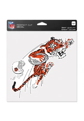 Cincinnati Bengals Perfect Cut Auto Decal - White