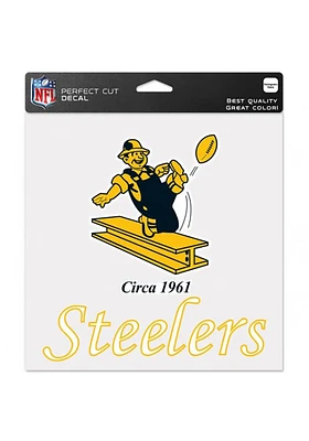 Pittsburgh Steelers Perfect Cut Auto Decal - Black