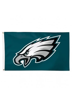 Philadelphia Eagles 3x5 Deluxe Grommet Silk Screen Grommet Flag - Green