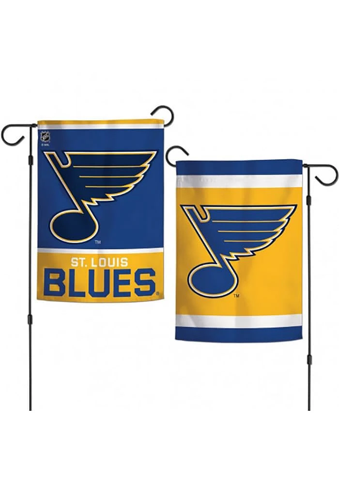 St Louis Blues 12x18 Garden Flag - Blue