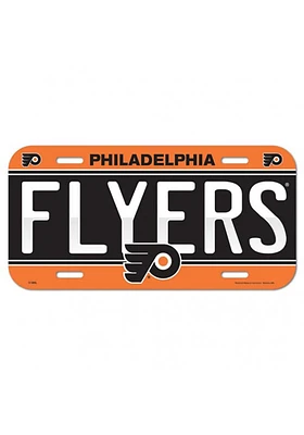 Philadelphia Flyers Orange Team Name Car Accessory License Plate