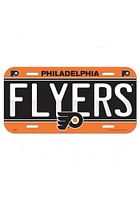 Philadelphia Flyers Orange Team Name Car Accessory License Plate