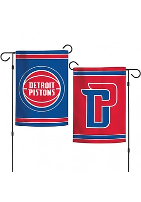 Detroit Pistons 2-Sided Garden Flag - Blue