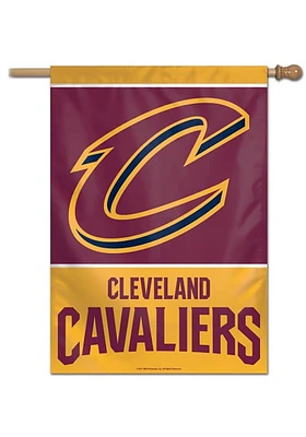 Cleveland Cavaliers 28x40 Team Logo Banner - Maroon