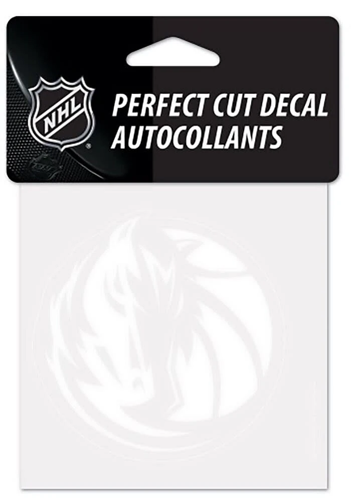 Dallas Mavericks Perfect Cut Auto Decal - White