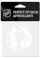 Dallas Mavericks Perfect Cut Auto Decal - White