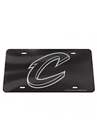 Cleveland Cavaliers Black Crystal Mirror Car Accessory License Plate