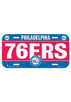 Philadelphia 76ers Blue Team Name Car Accessory License Plate