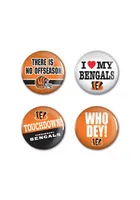 Cincinnati Bengals 4 Pack 1.25 Inch Button