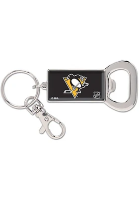 Pittsburgh Penguins Bottle Opener Keychain - Black