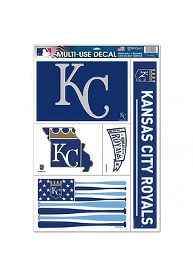 Kansas City Royals 11x17 inch Multi Use Auto Decal - Blue