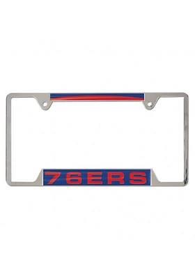 Philadelphia 76ers Inlaid Metal License Frame