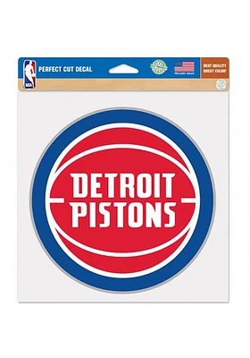 Detroit Pistons Precision Cut Auto Decal - Red