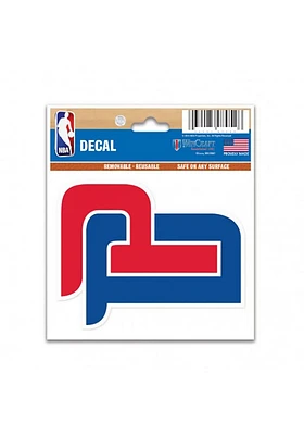 Detroit Pistons Multi-purpose Auto Decal - Red
