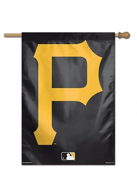 Pittsburgh Pirates 28x40 inch Logo Banner - Black