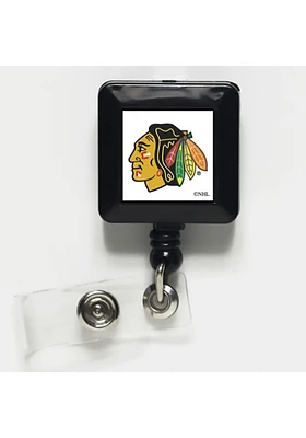 Chicago Blackhawks One-Sided Retractable Badge Holder