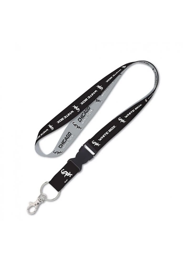 Chicago White Sox 1 inch Lanyard - Black