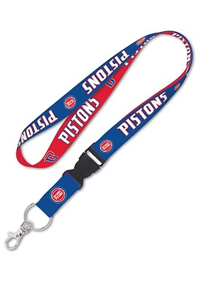 Detroit Pistons 1 in. Lanyard - Blue