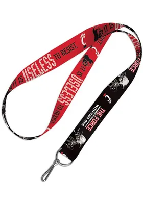 Cincinnati Bearcats Yoda Vader 1 Inch Lanyard - Red