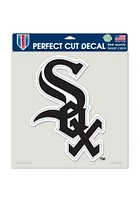 Chicago White Sox 8X8 Auto Decal - Black