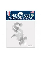 Chicago White Sox 6x6 inch Auto Decal - Silver