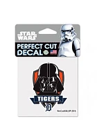 Detroit Tigers 4X4 Darth Vader Auto Decal - Black