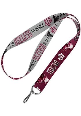 Texas A&M Aggies Yoda Vader 1 Inch Lanyard - Maroon