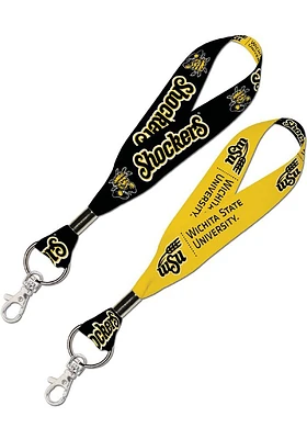 Wichita State Shockers 1 inch Lanyard - Yellow
