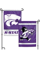 K-State Wildcats 12x18 inch Garden Flag - Purple