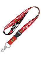 Chicago Blackhawks 1 I Heart Detachable Buckle Lanyard