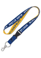 St Louis Blues 1 inch Graphic Lanyard - Blue