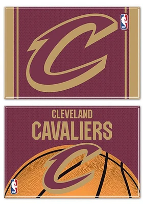 Cleveland Cavaliers 2 Pack Rectangle Design Magnet