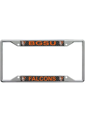 Bowling Green Falcons Laser Cut Carbon License Frame