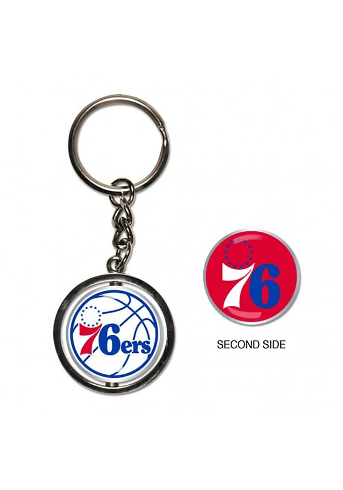 Philadelphia 76ers Spinner Keychain - Blue