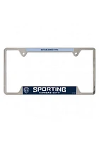 Sporting Kansas City Metal License Plate Frame - Silver