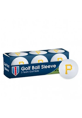 Pittsburgh Pirates 3 Pack Graphic Golf Balls