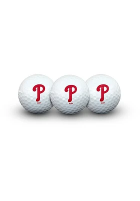 Philadelphia Phillies 3 Pack Golf Balls