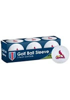 St Louis Cardinals 3 Pack Golf Balls