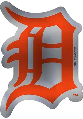 Detroit Tigers Metallic Car Emblem - Navy Blue
