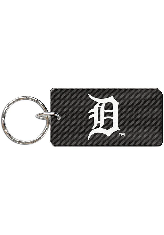 Detroit Tigers Carbon Keychain - Black