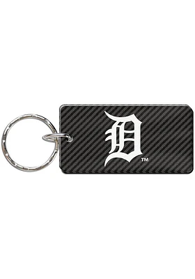 Detroit Tigers Carbon Keychain - Black