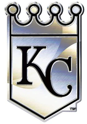 Kansas City Royals Chrome Car Emblem - Grey