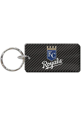 Kansas City Royals Carbon Keychain - Black