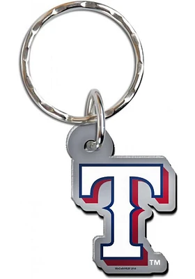 Texas Rangers Metallic Keychain - Blue