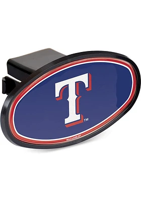 Texas Rangers Plastic Oval Style Car Accessory Hitch Cover