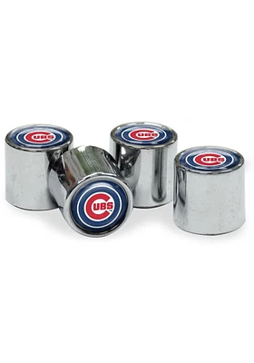 Chicago Cubs 4 Pack Auto Accessory Valve Stem Cap