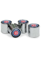 Chicago Cubs 4 Pack Auto Accessory Valve Stem Cap