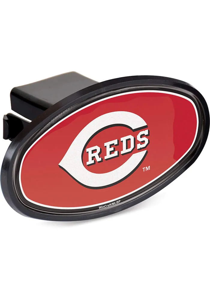 Cincinnati Reds Plastic Oval Car Accessory Hitch Cover